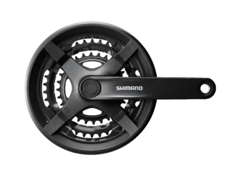 Shimano Tourney TY301 Chainset Triple Black